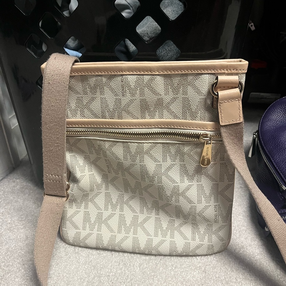 Michael Kors Beige Crossbody Bag